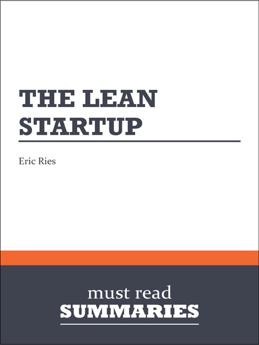 Title details for The Lean Startup - Eric Ries by Must Read Summaries - Available